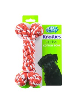 Pet Brands Knotty Bone medium 70 cm -Red For Dog